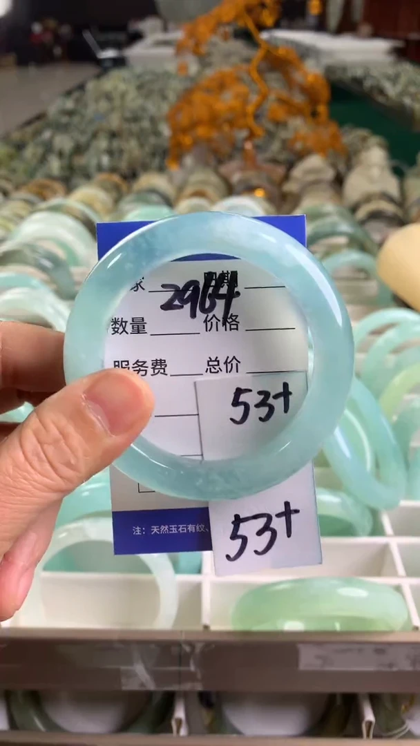 未镶嵌蛇纹石玉手镯2964