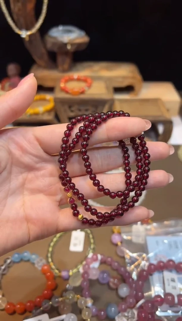手链未镶嵌石榴石手饰@@D2034
