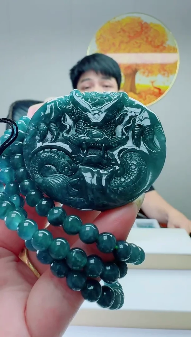 翡翠未镶嵌颈饰多样性随机发其一