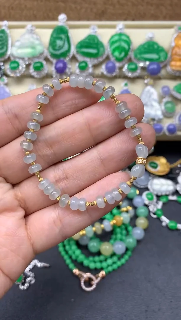 【闪购商品】翡翠手串未镶嵌341-中国好珍宝