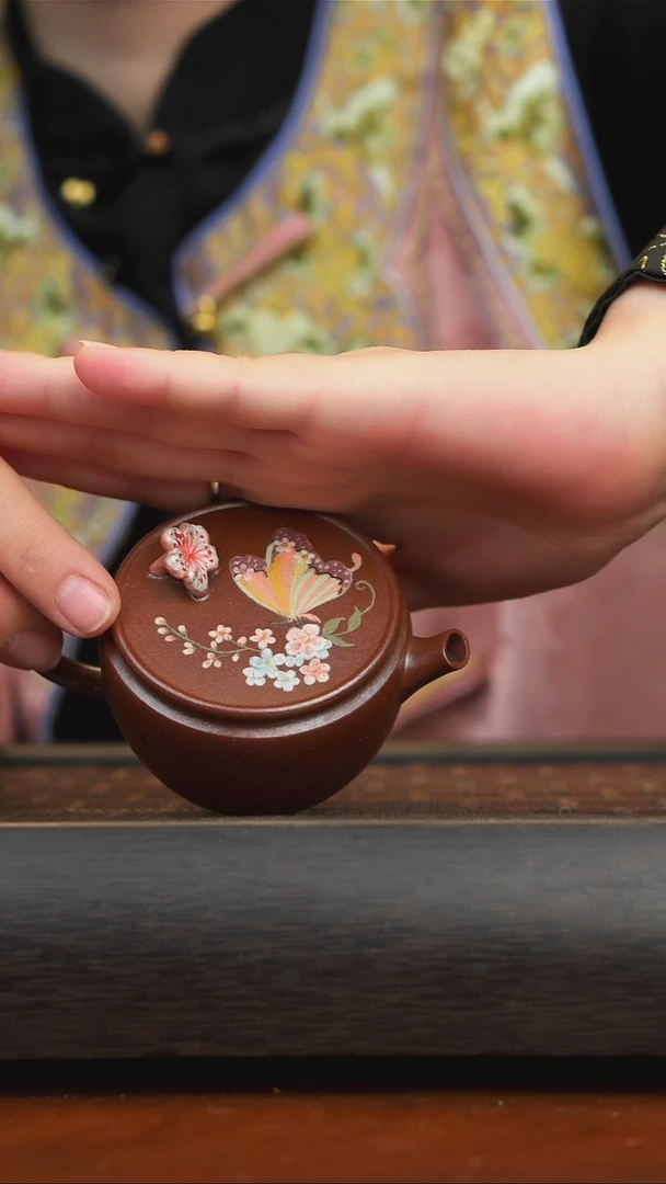 【闪购商品】紫砂茶壶柴烧汉瓦壶 110ml