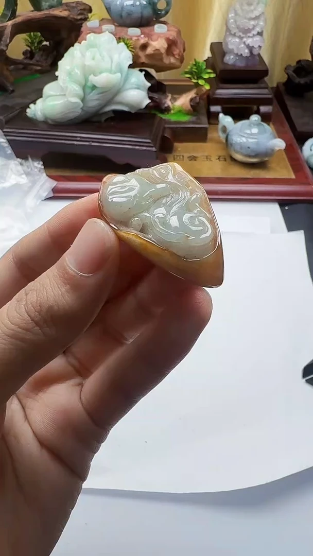 吊坠(不含链)未镶嵌翡翠1