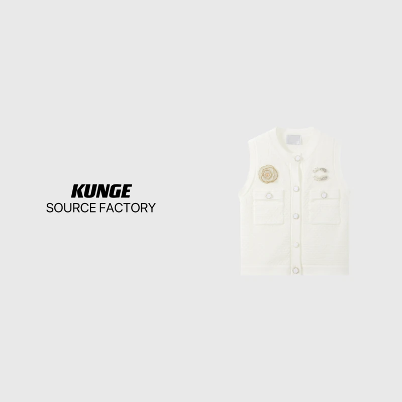 KUNGE-气质轻奢时尚休闲马甲背心-9283