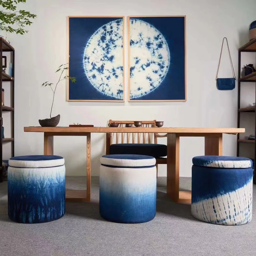 贺小黑通用现货1号定制手工植物染扎染文创用品（孤品/福利品）