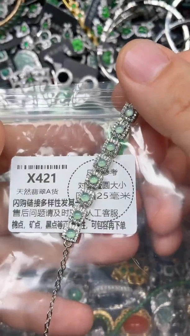 颈饰未镶嵌翡翠X421手链
