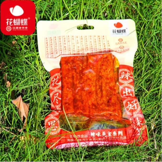 江西老字号萍乡花蝴蝶虎皮兰花干麻辣豆腐干办公室户外追剧零食