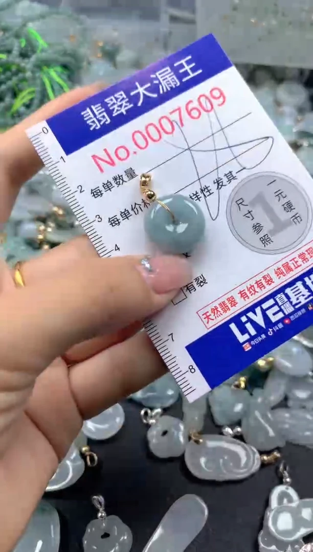 颈饰未镶嵌翡翠7609