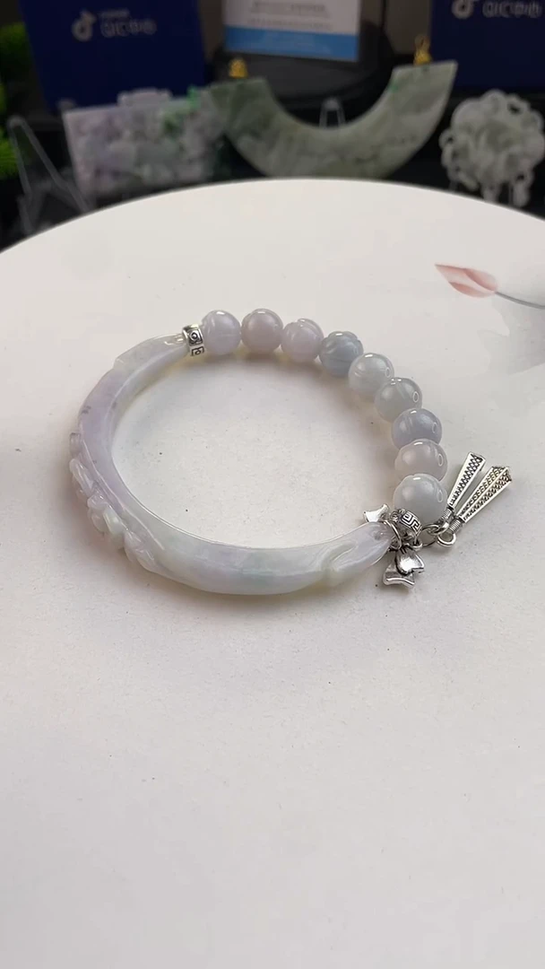未镶嵌手链翡翠手工定制默认微瑕主播介绍为准
