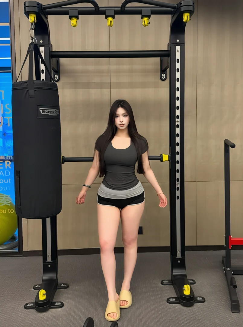 【张千慧】蜜桃臀 低腰欧美基础撞色显瘦修身短裤