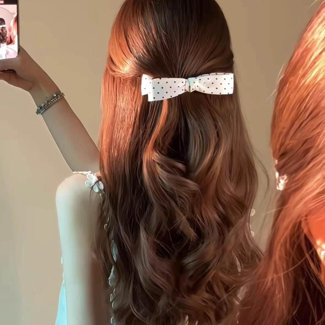 简约风少女风法式女发夹ins气质百搭香蕉夹后脑勺头饰扭扭夹