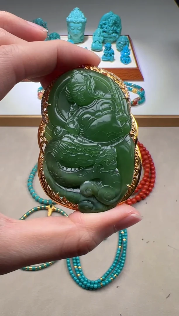 【闪购商品】和田玉（碧玉）配饰配饰未镶嵌配饰配饰