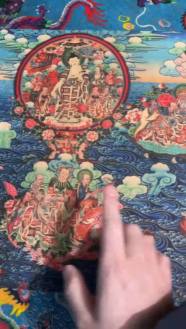 卷轴画天天的唐卡tk160
