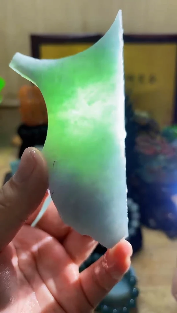 未镶嵌挂件翡翠A货常星4989