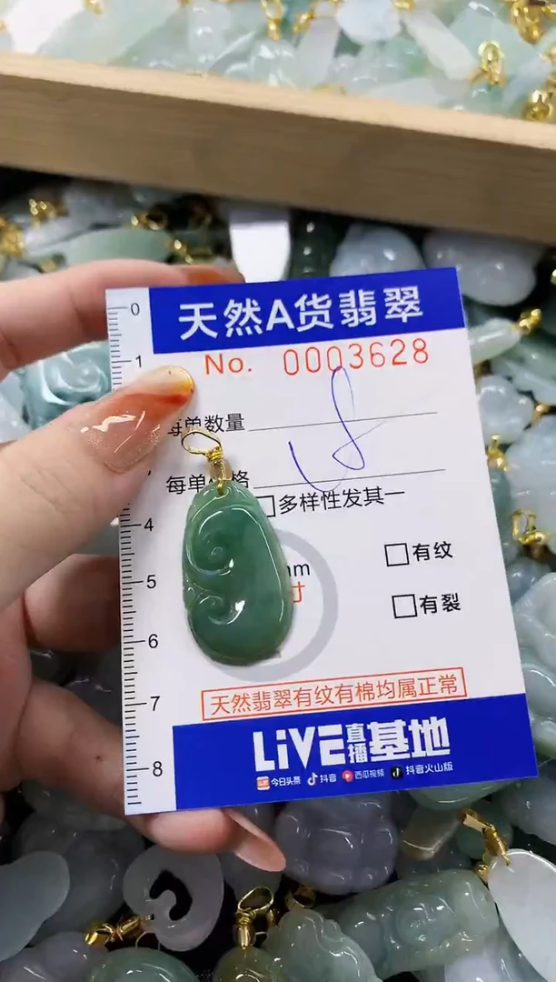 颈饰未镶嵌翡翠天然A货翡翠