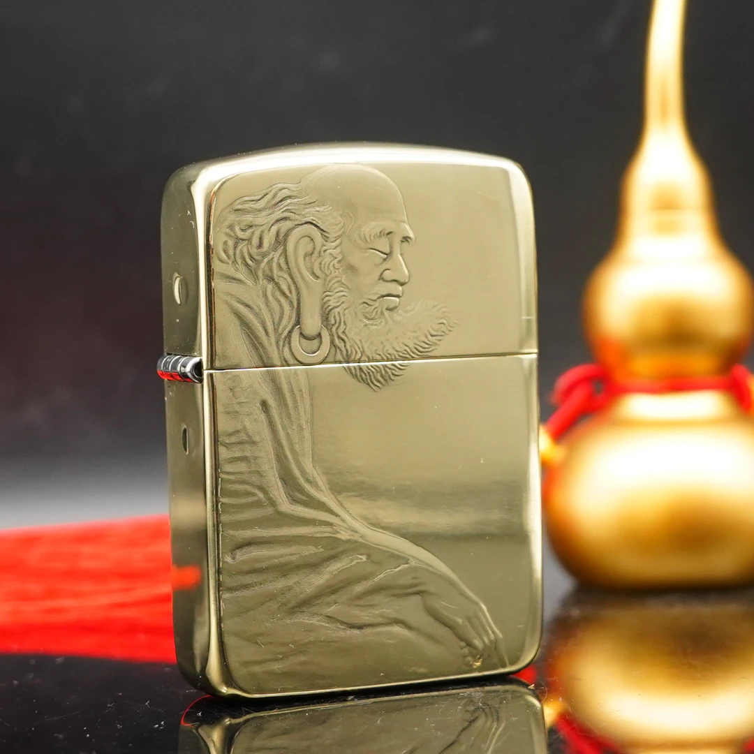 ZIPPO/之宝打火机 达摩祖师1941B纯铜简笔 DYJ1
