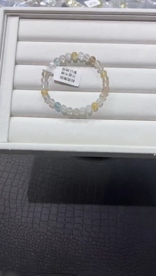 水晶手链未镶嵌78d多样性发其一【1条】默认微瑕