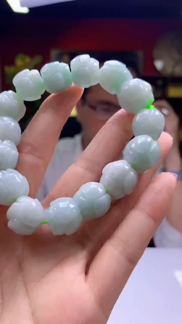 定制翡翠未镶嵌1101jj-毛货手串29