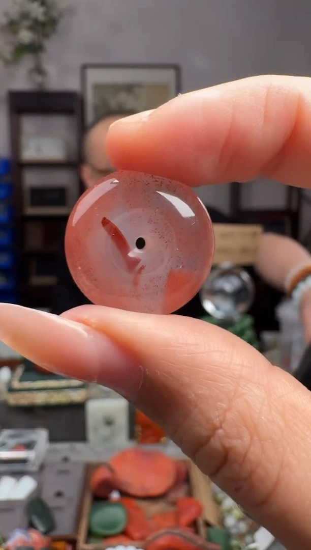 未镶嵌南红玛瑙挂件2139