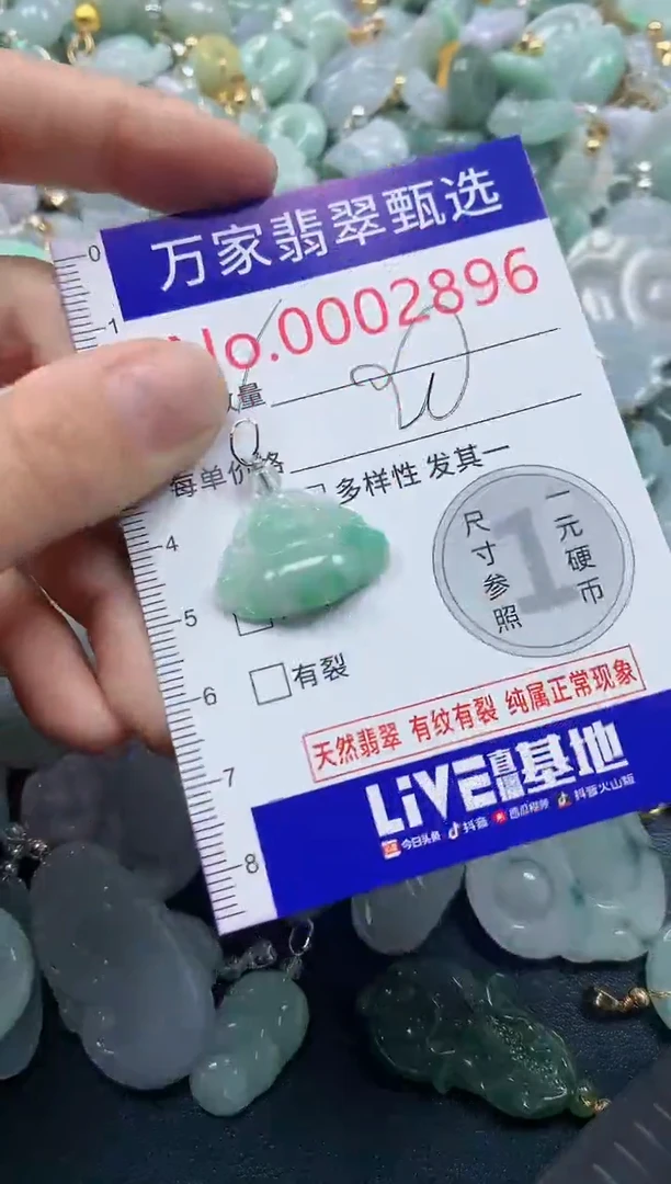 吊坠(不含链)未镶嵌翡翠2896