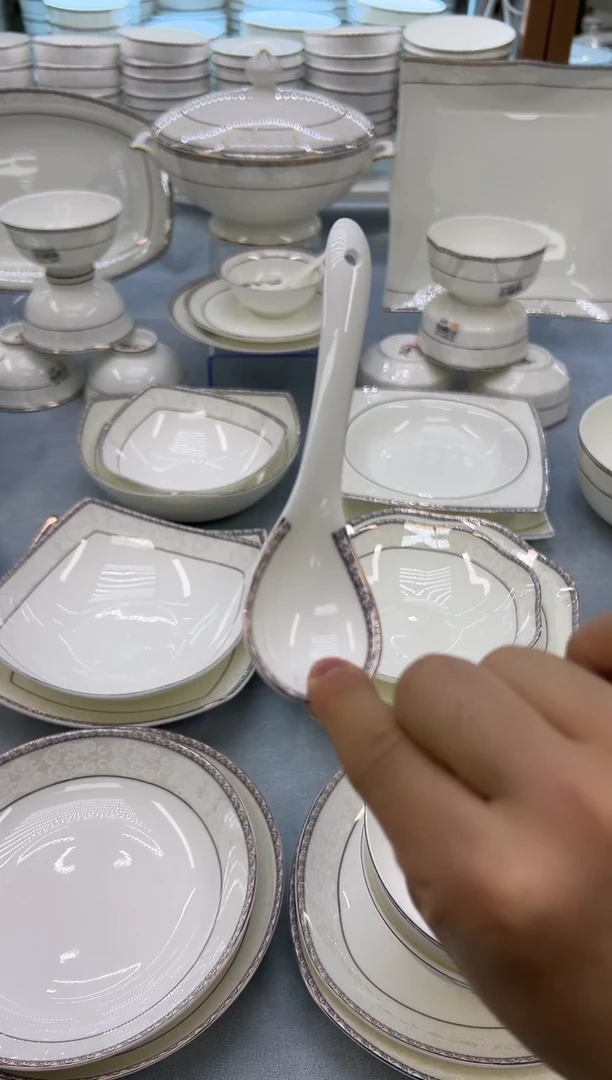 骨瓷玲珑小勺6个