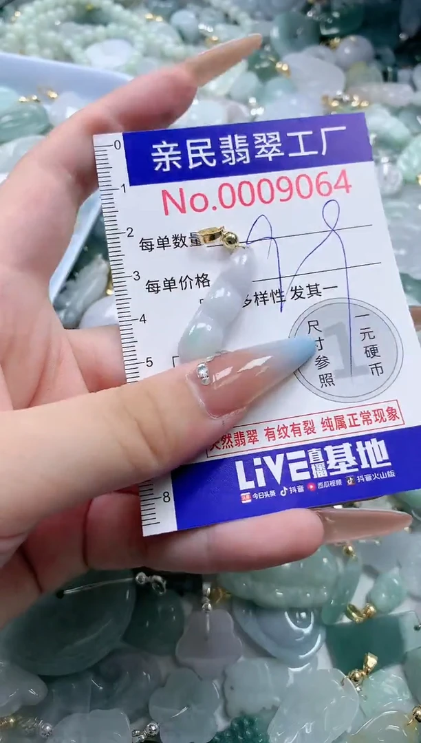 翡翠未镶嵌吊坠(不含链)9064