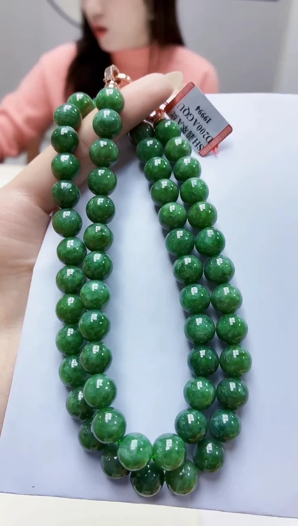 未镶嵌定制翡翠4852jw-毛货珠链41