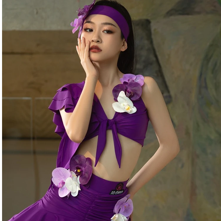 星辰舞服拉丁舞演出服专业舞者选择网红同款吸睛高档练习比赛两穿