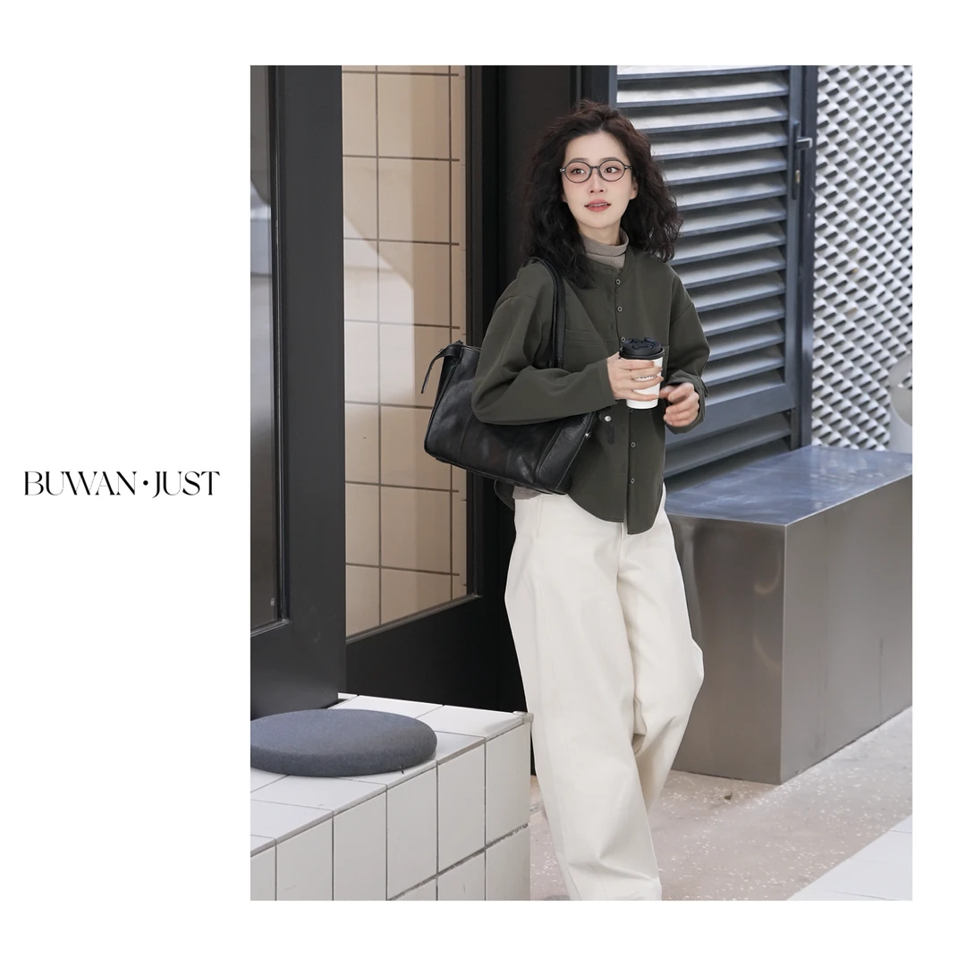 BUWANJUST 高品定制早秋结构感卫衣外套 B802