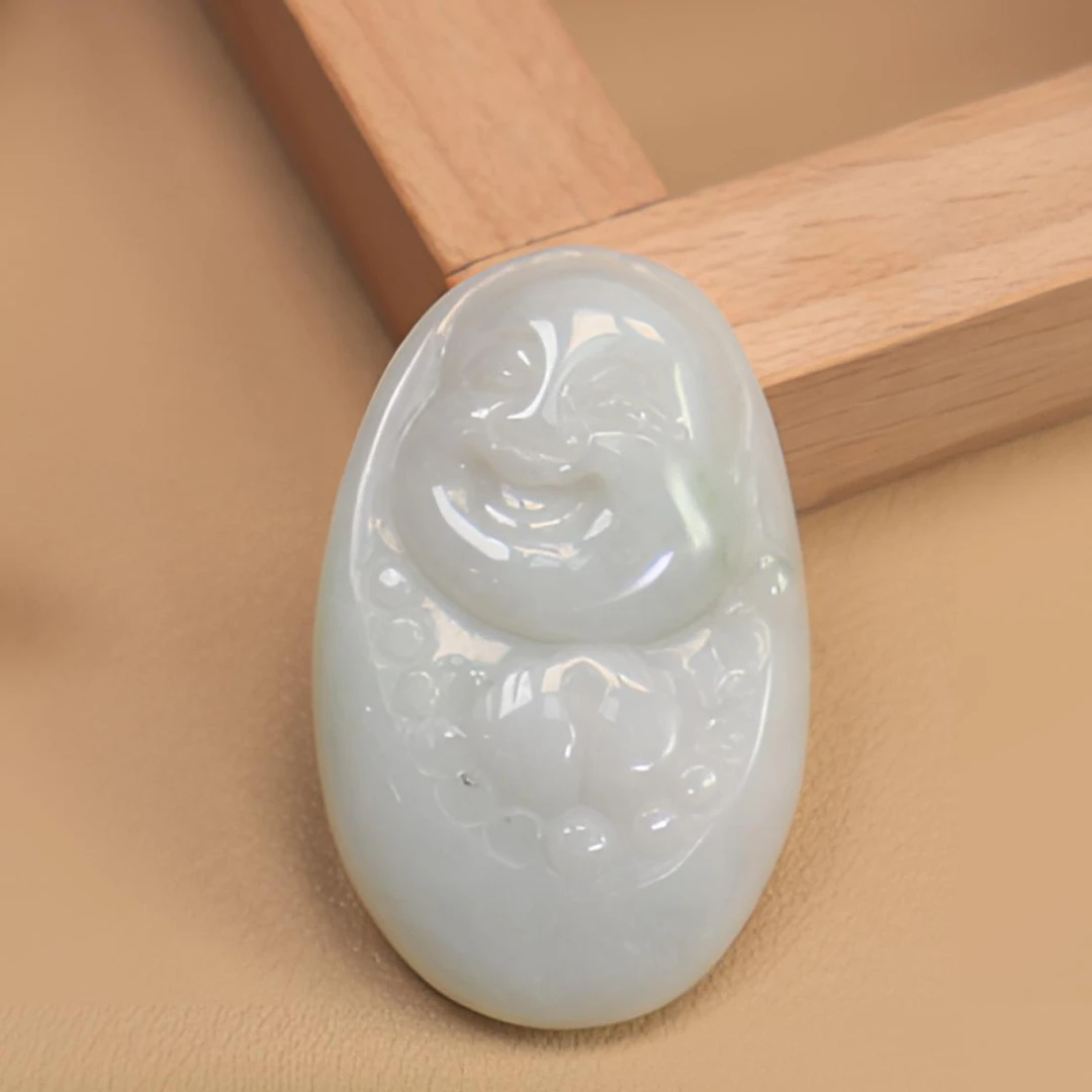 天然A货翡翠精美宝宝弥勒佛（多样性发货）