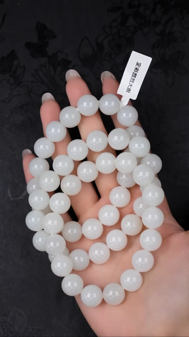 未镶嵌手串和田玉（白玉）俄巴沙 工厂抛货 不退不换 多样性发其1