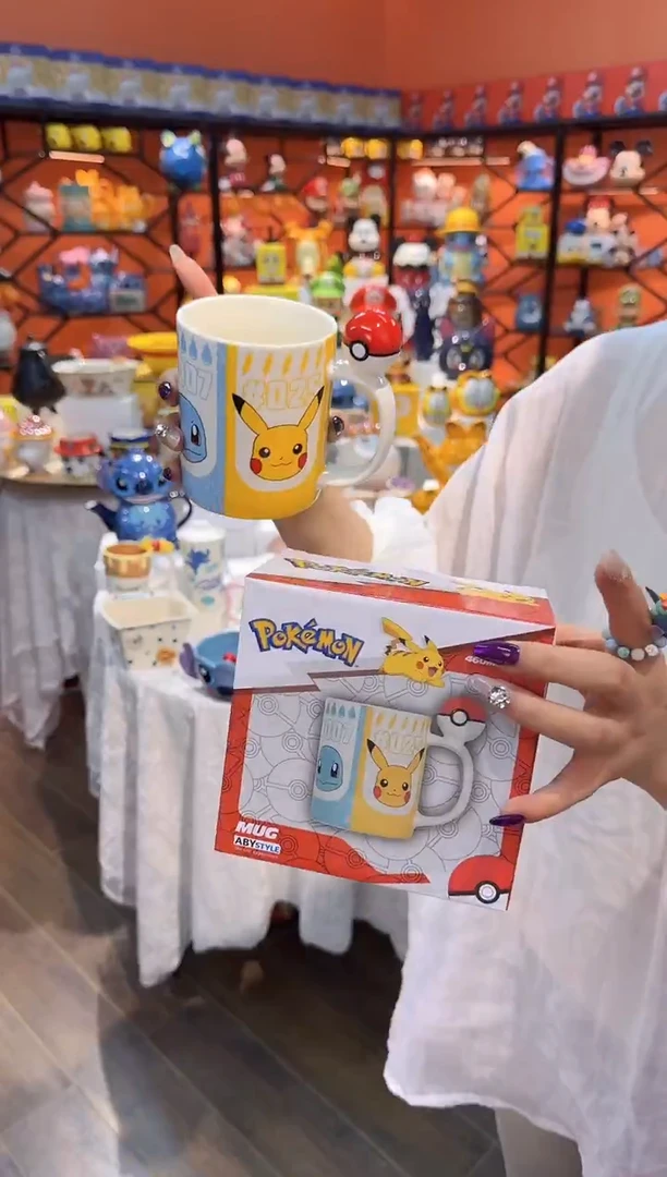 瓷片@@神奇宝贝第一世代陶瓷水杯（礼盒）