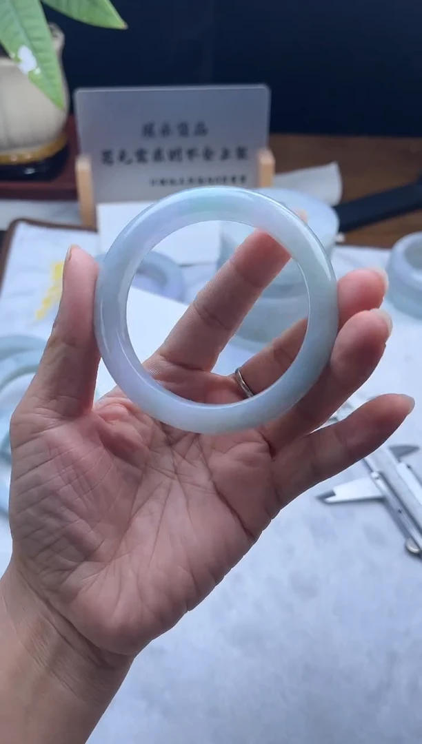 未镶嵌手镯翡翠舟*成品翡翠手镯