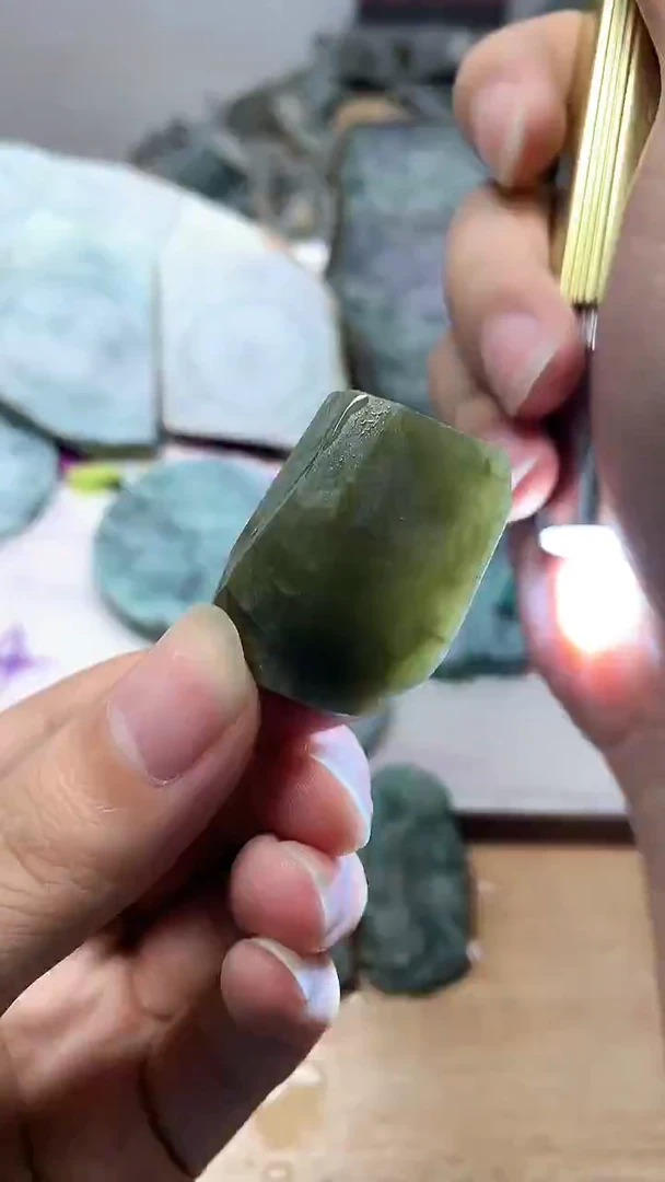 裸石翡翠天然缅甸翡翠A货53