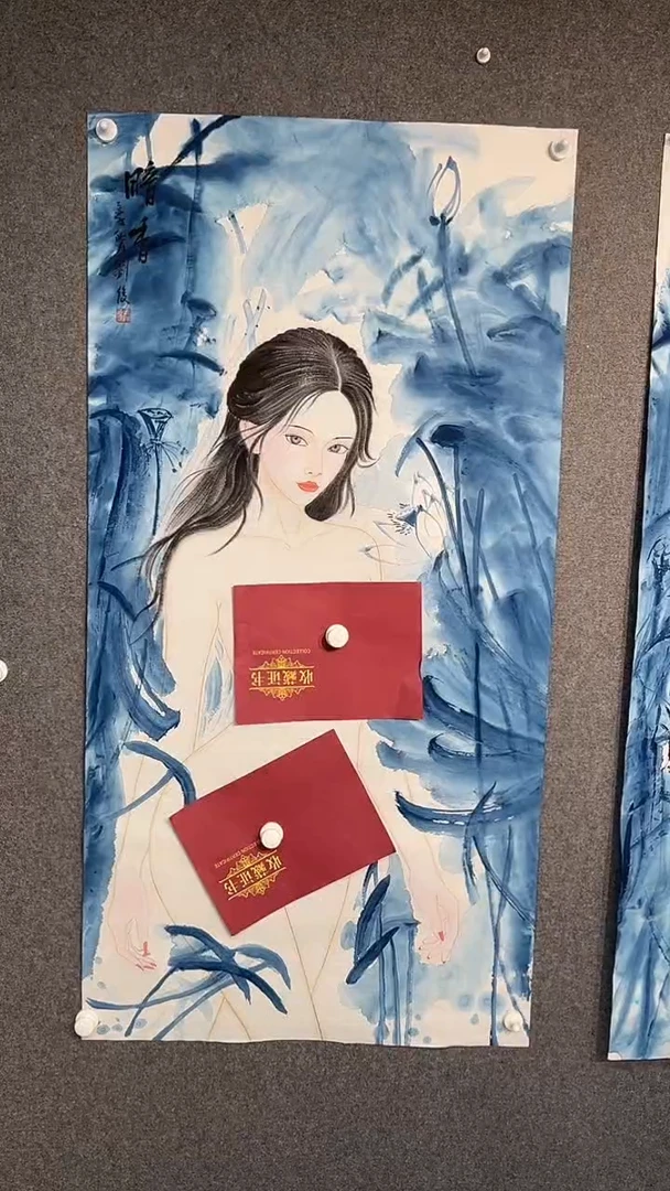 国画刘俊老师四尺