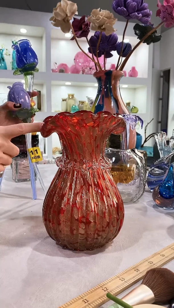 @***月慕忆家手作琉璃花瓶