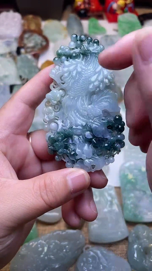 颈饰未镶嵌翡翠凤凰