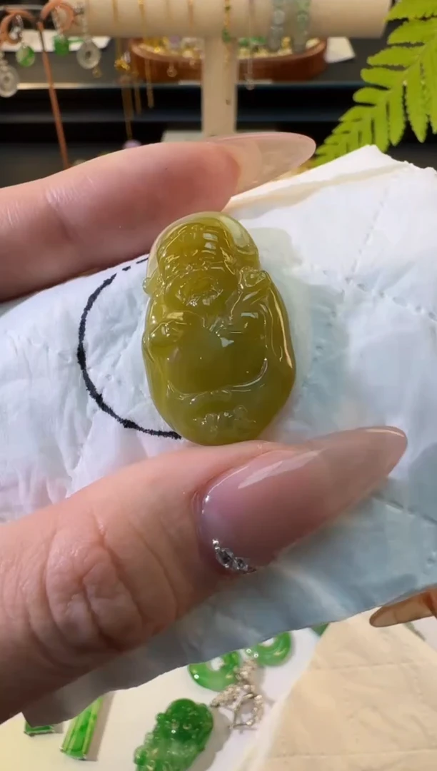 【闪购商品】翡翠颈饰未镶嵌缅甸翡翠A货挂件