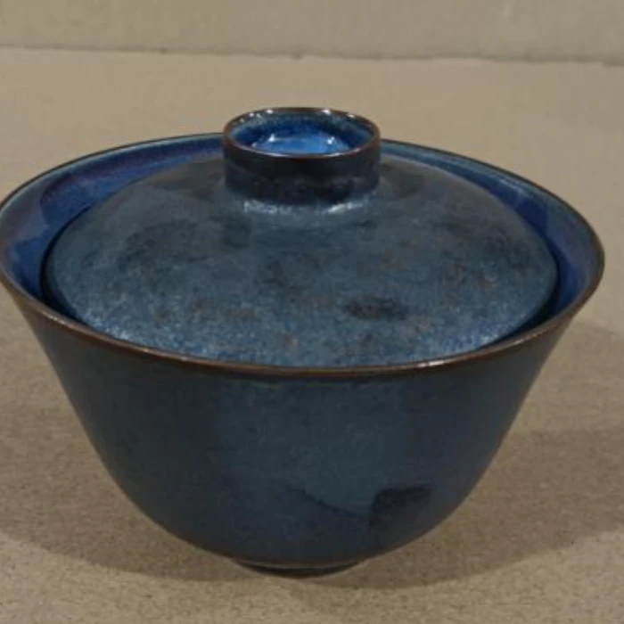 【斋居】盖碗100ml-金褐色（Q2197）