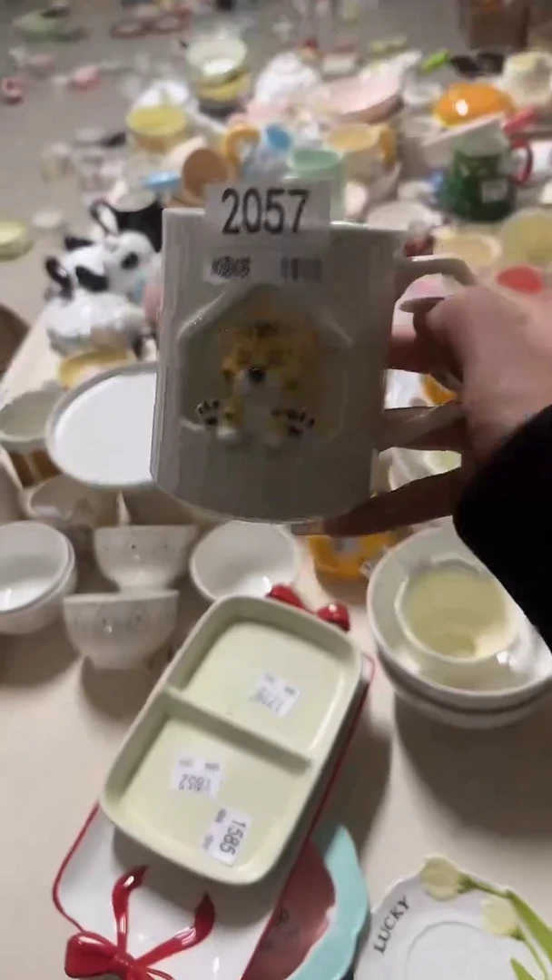 陶瓷手柄款微瑕四单包邮2057