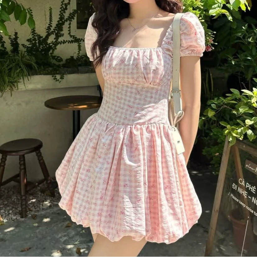 【101-200】茉语女装辣妹修身包臀裙吊带碎花夏季少女连衣裙