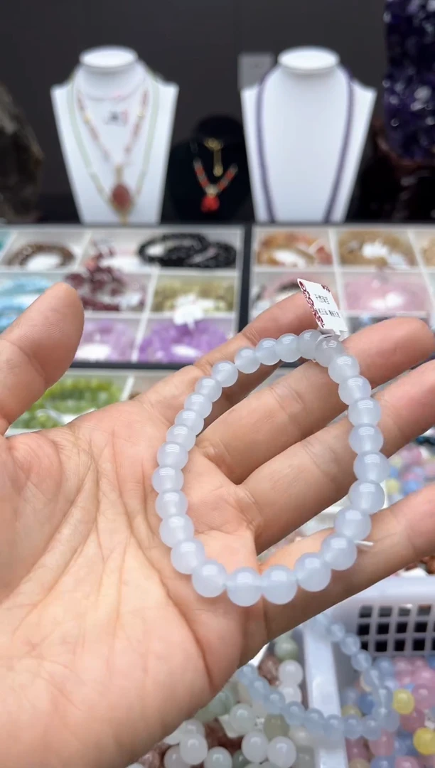 【闪购商品】水晶手链未镶嵌海蓝宝手串