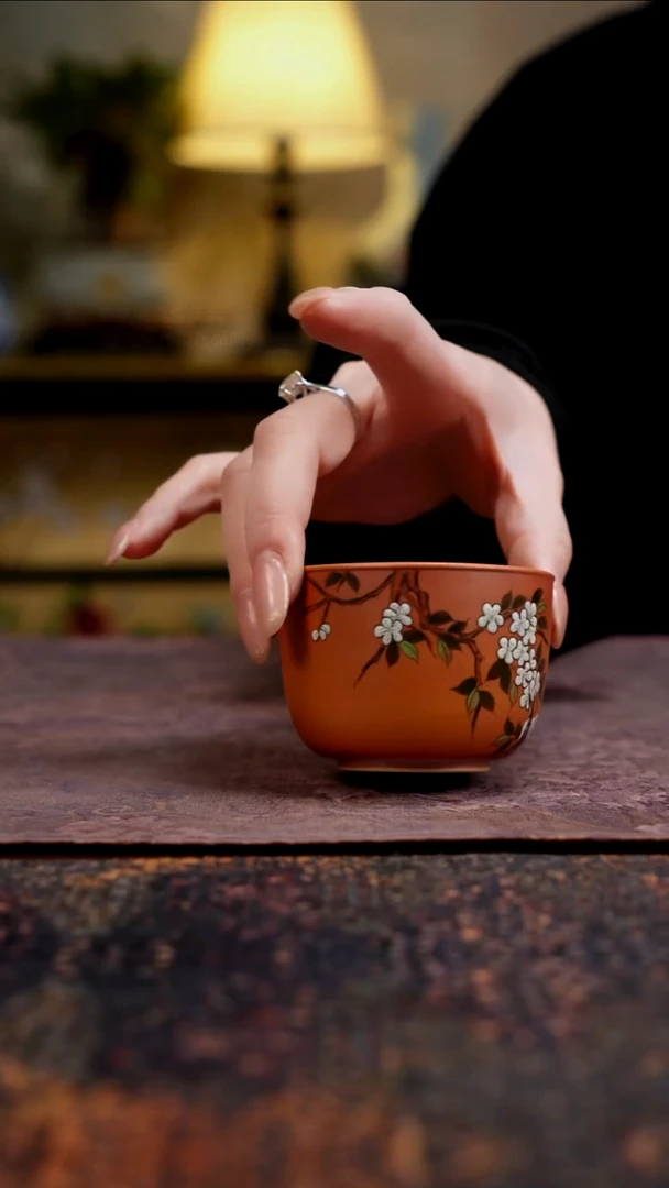 杯景德镇陶瓷杯碗柴烧多人