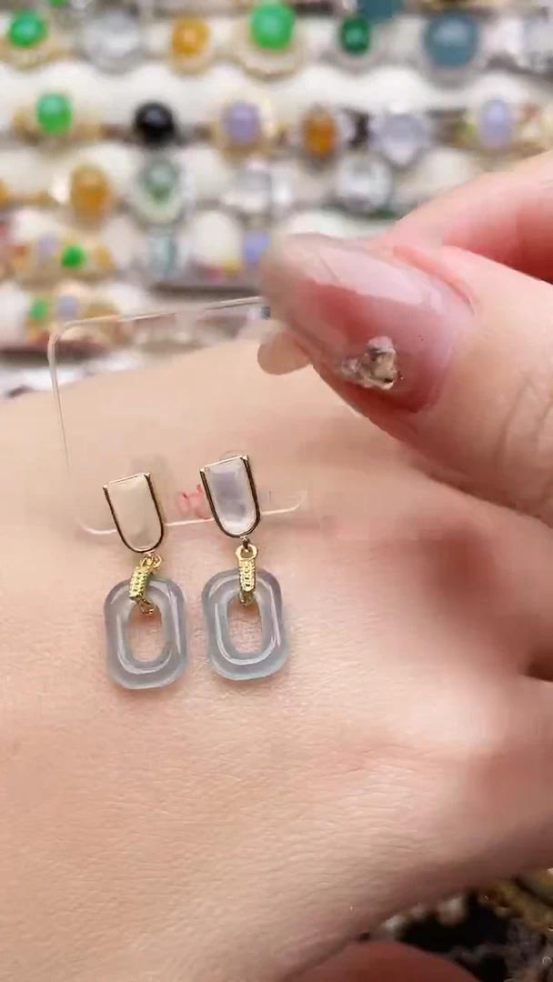 未镶嵌翡翠耳饰166