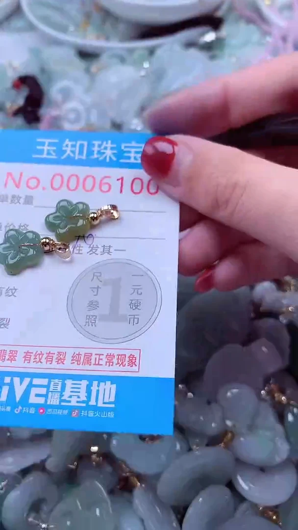 吊坠(不含链)未镶嵌翡翠6100