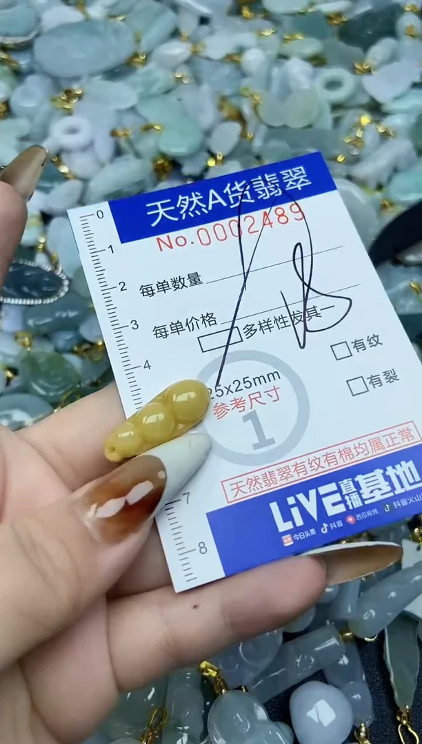 【闪购商品】翡翠颈饰未镶嵌天然A货翡翠