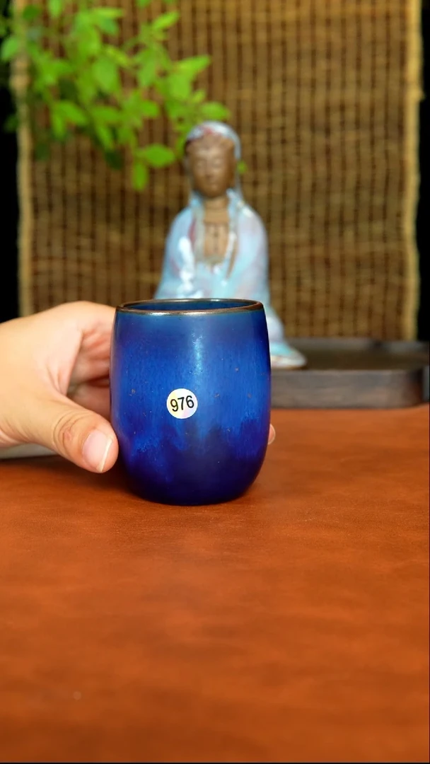 976号国工卢晓明老师手签款原矿钧瓷主人杯