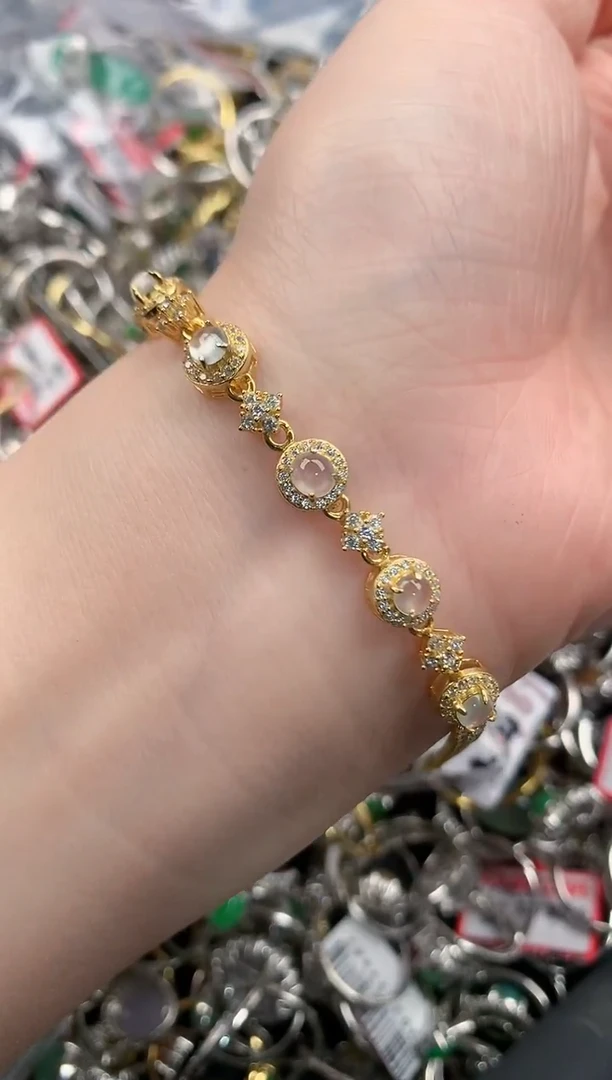 银S925镶嵌戒指翡翠888               6