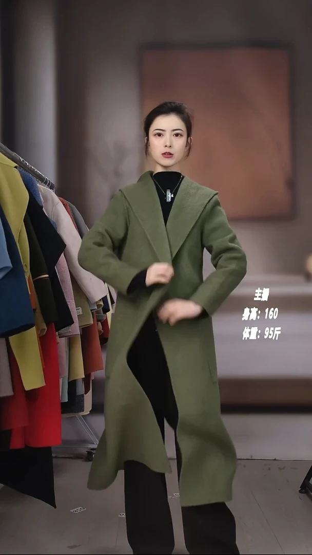 长 短款羊羊大衣076