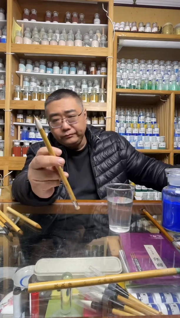 杨氏笔庄 兔羊兼毫 湘笔一号 一支装