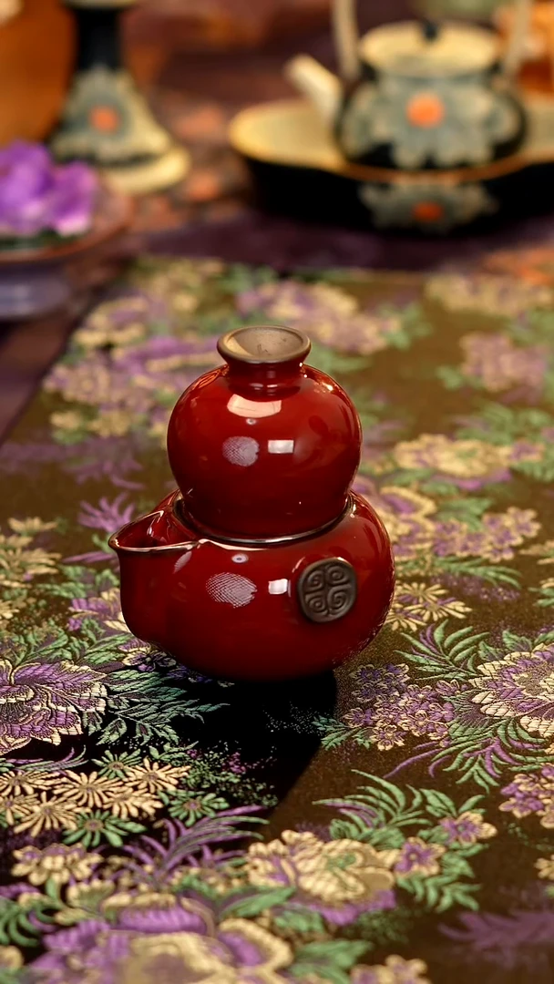 故宫红葫芦一壶两杯········